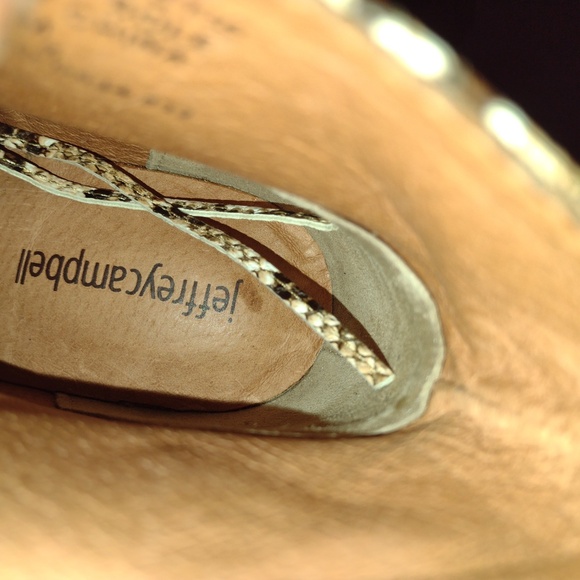 Jeffery Campbell snake skin booties - Picture 4 of 4